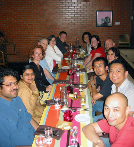 Tyler lab dinner in Houston, 2010