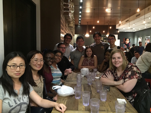Desert with summer students