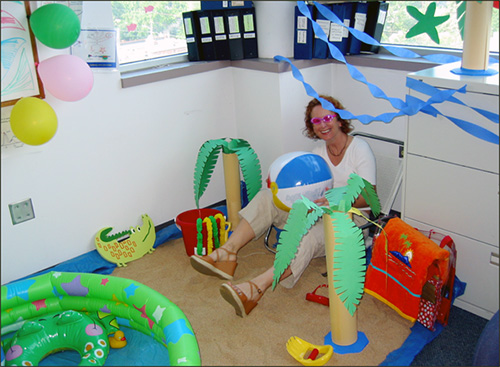 Beach Office Birthday